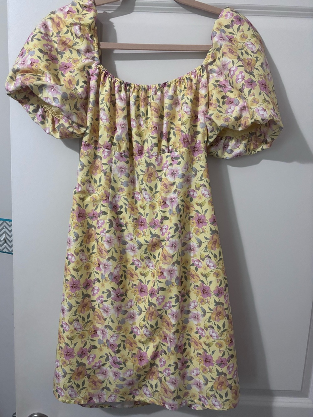 Gianni Bini Yellow Floral Dress